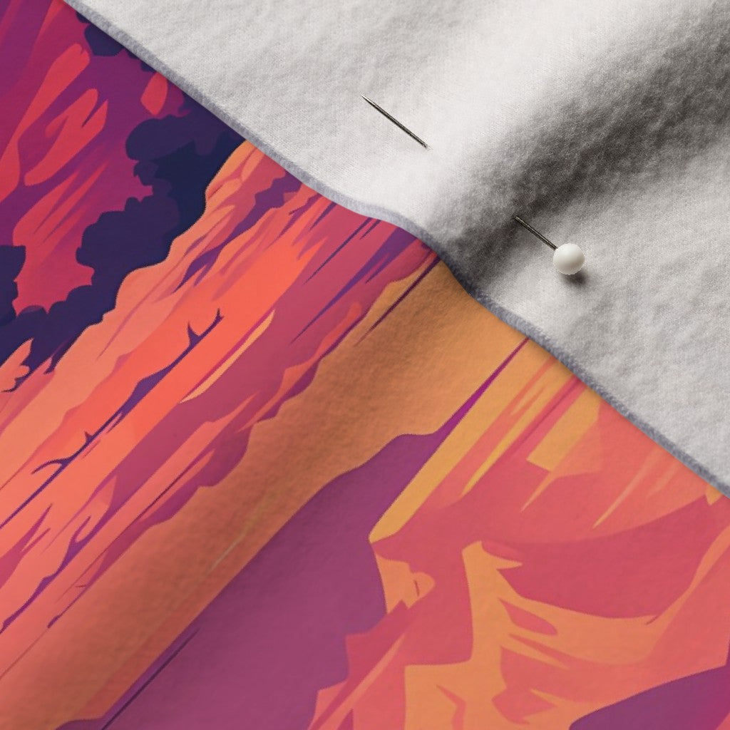 Scenic Grand Canyon Performance Velvet Printed Fabric by Studio Ten Design