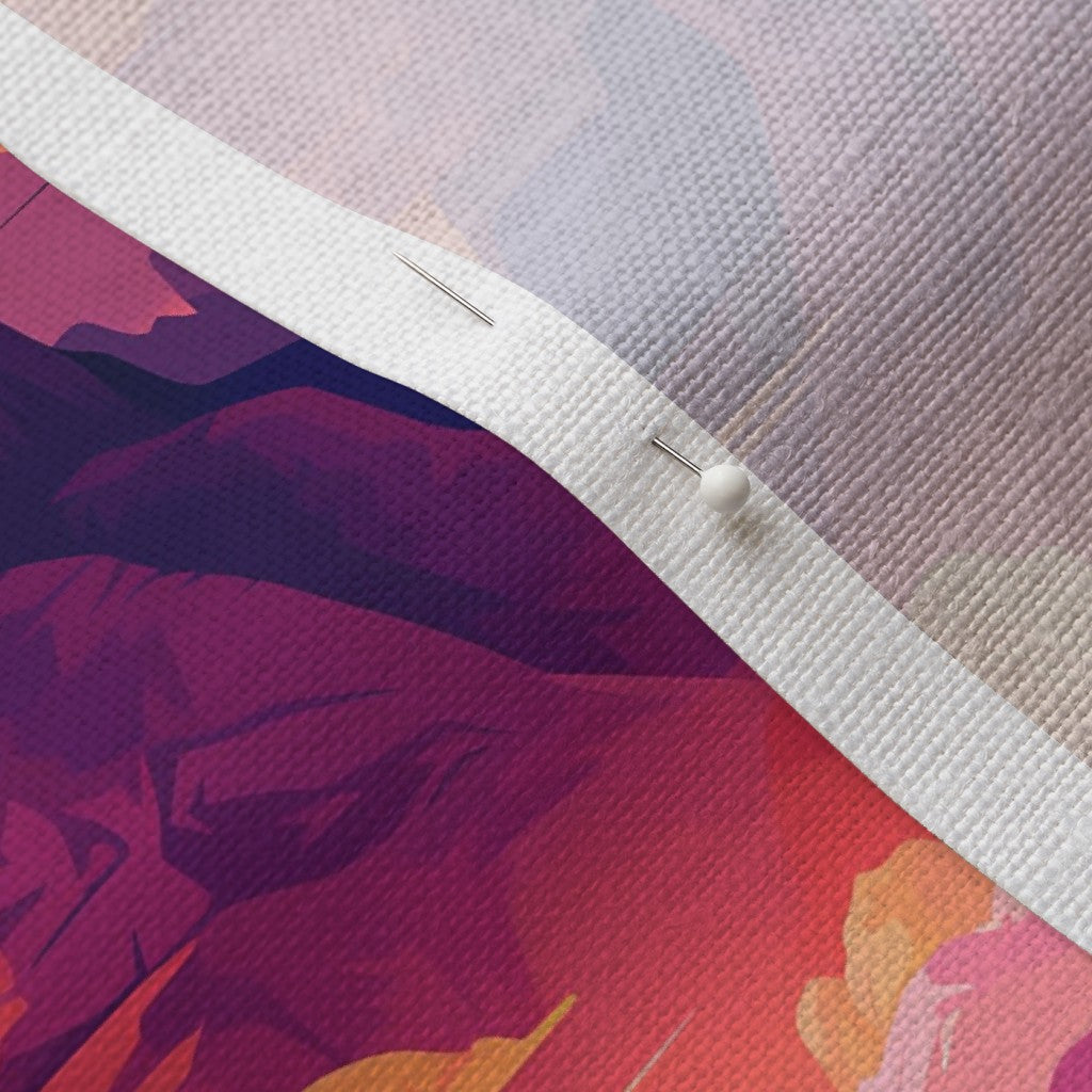 Scenic Grand Canyon Belgian Linen™ Printed Fabric by Studio Ten Design