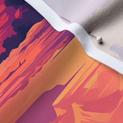 Scenic Grand Canyon Cotton Spandex Jersey Printed Fabric by Studio Ten Design