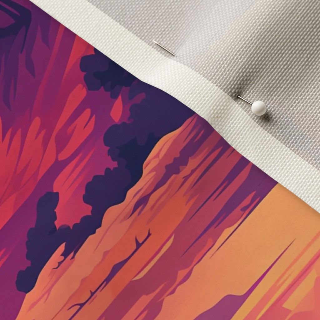 Scenic Grand Canyon Celosia Velvet Printed Fabric by Studio Ten Design
