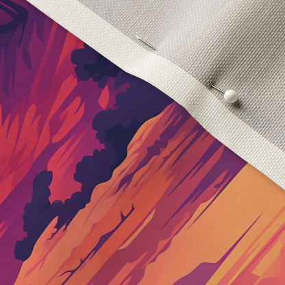 Scenic Grand Canyon Celosia Velvet Printed Fabric by Studio Ten Design