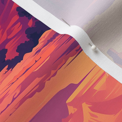 Scenic Grand Canyon Lightweight Cotton Twill Printed Fabric by Studio Ten Design
