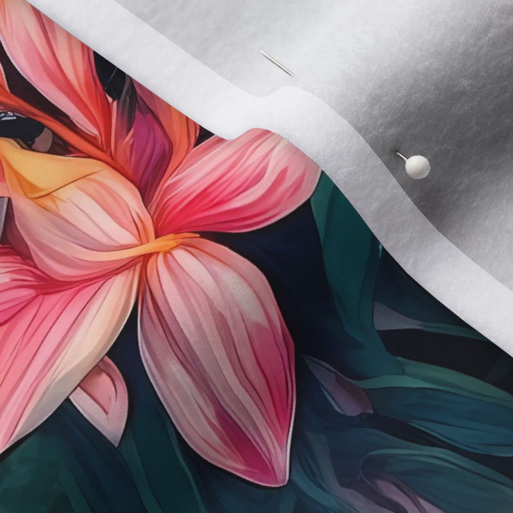 Tropical Jungle (Dark 2) Polartec® Fleece Printed Fabric by Studio Ten Design