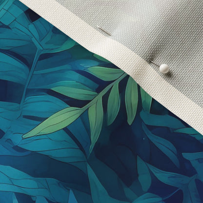 Tropical Jungle (Night 2) Celosia Velvet Printed Fabric by Studio Ten Design