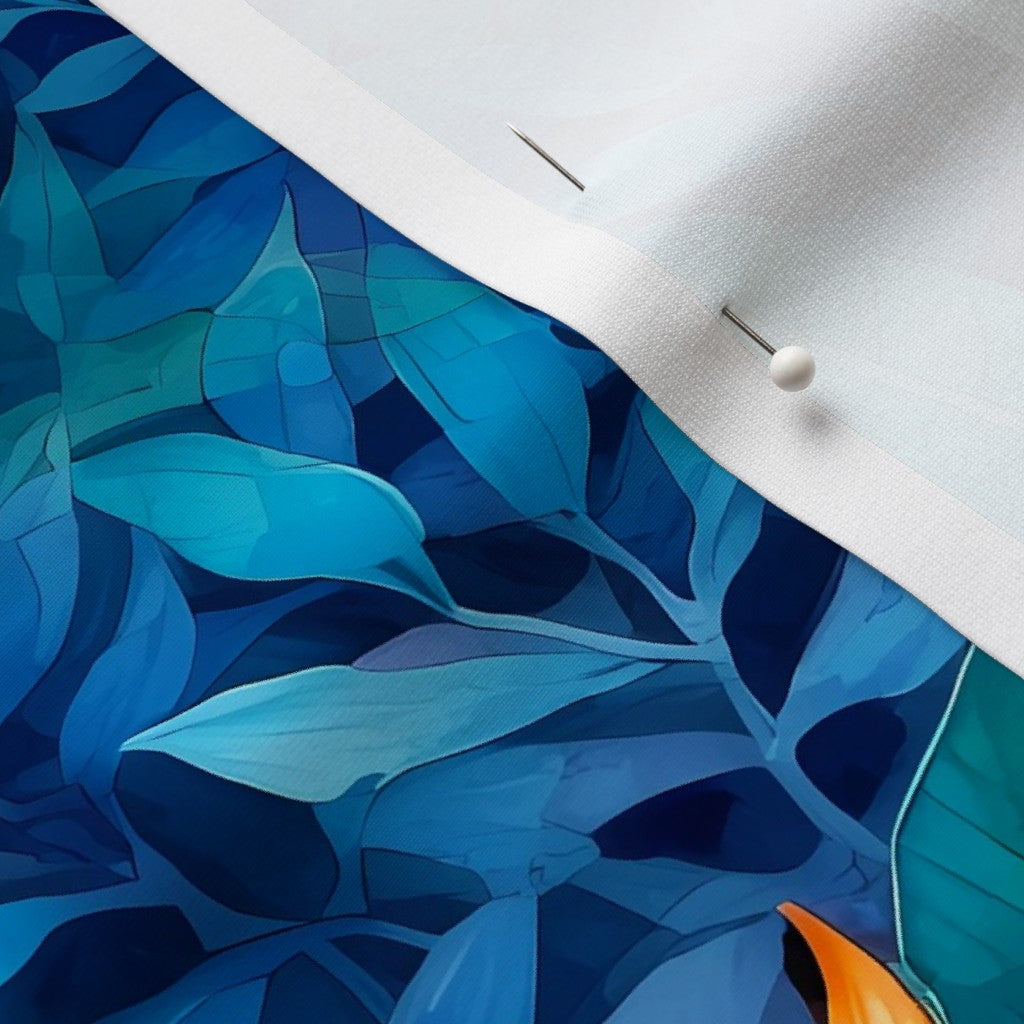 Tropical Jungle (Night 2) Sport Lycra Printed Fabric by Studio Ten Design