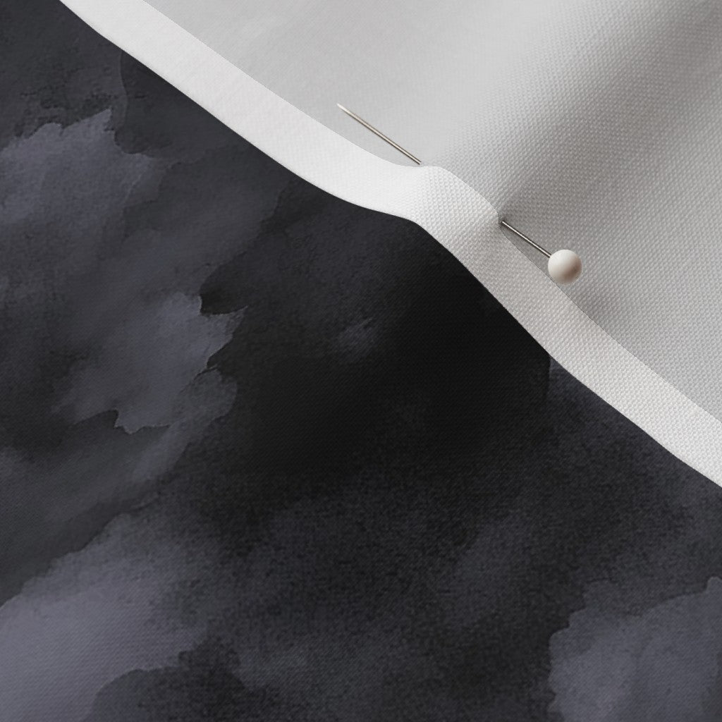 Watercolor Thunderclouds Petal Signature Cotton Printed Fabric by Studio Ten Design