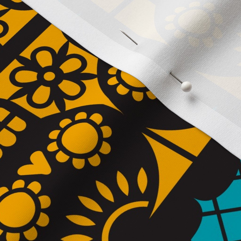Dia de los Muertos Papel Picado Sport Lycra Printed Fabric by Studio Ten Design