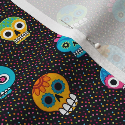 Dia de los Muertos (Ditsy) Petal Signature Cotton Printed Fabric by Studio Ten Design