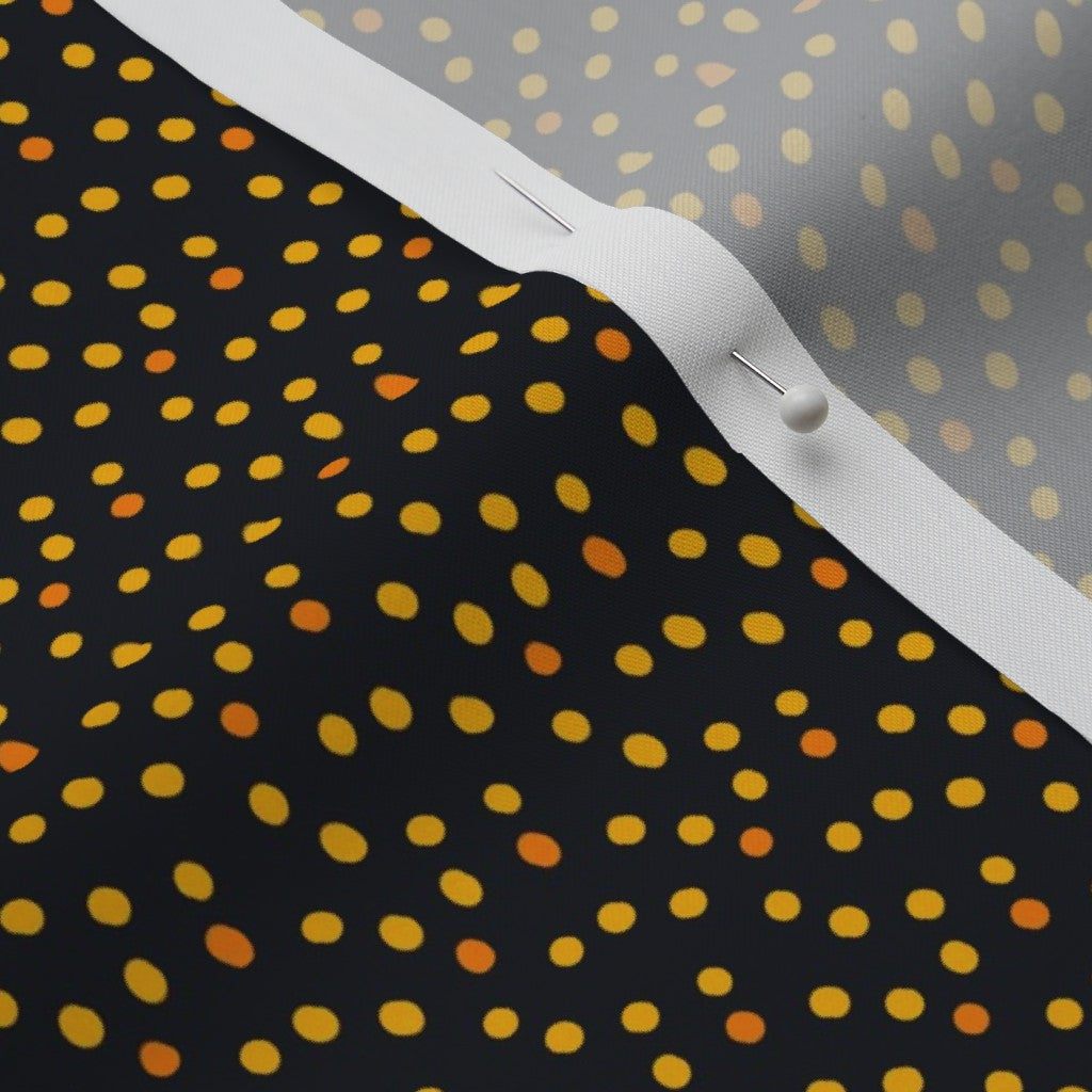 Ditsy Dots (Yellow) Perennial Sateen Grand Printed Fabric by Studio Ten Design