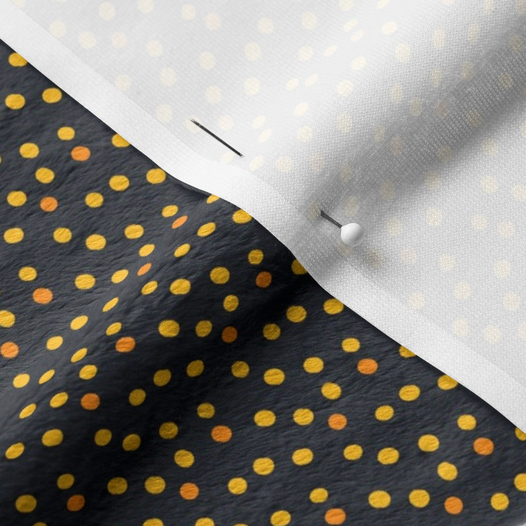 Ditsy Dots (Yellow) Minky Printed Fabric by Studio Ten Design