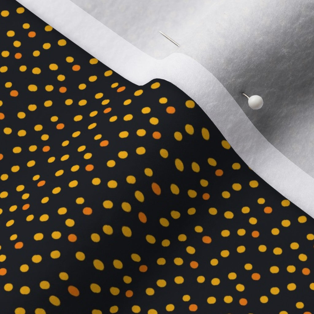 Ditsy Dots (Yellow) Polartec® Fleece Printed Fabric by Studio Ten Design