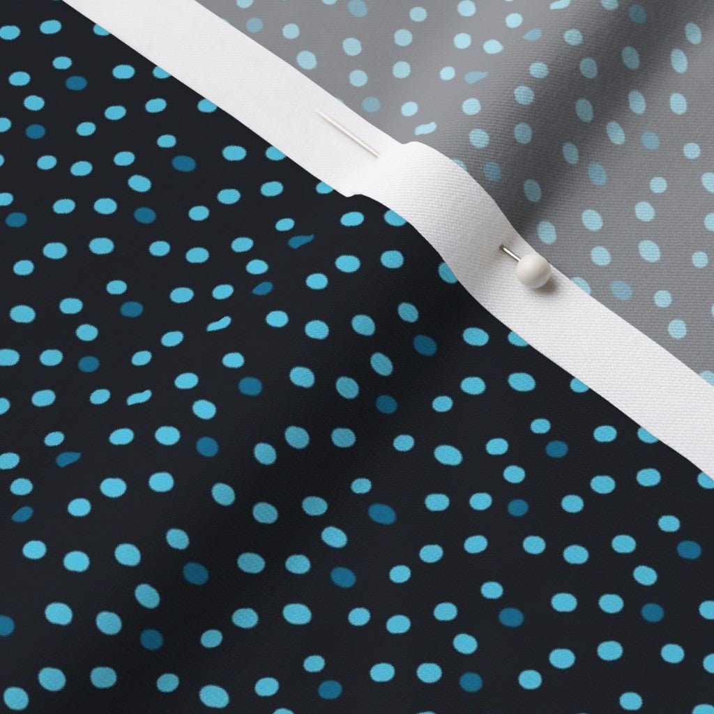 Ditsy Dots (Blue) Modern Jersey Printed Fabric by Studio Ten Design