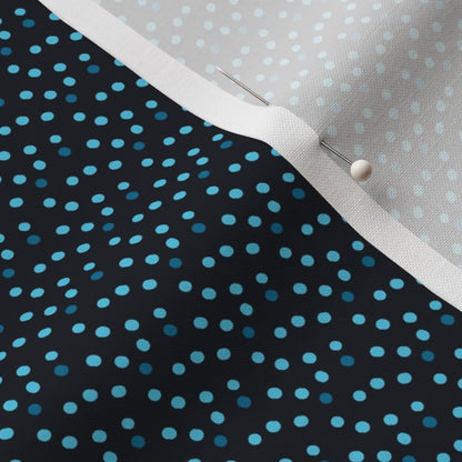 Ditsy Dots (Blue) Petal Signature Cotton Printed Fabric by Studio Ten Design
