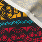 Dia de los Muertos Papel Picado (Bias) Linen Cotton Canvas Printed Fabric by Studio Ten Design