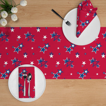 Stars on Red: Table Runners