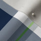 Team Plaid Seattle Seahawks Football Cypress Cotton Canvas Printed Fabric by Studio Ten Design