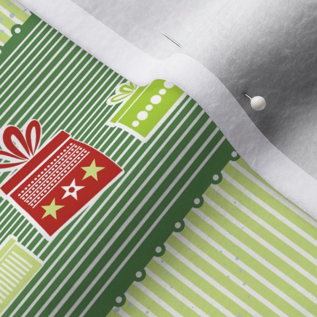 Christmas Ribbons Polartec® Fleece Printed Fabric by Studio Ten Design