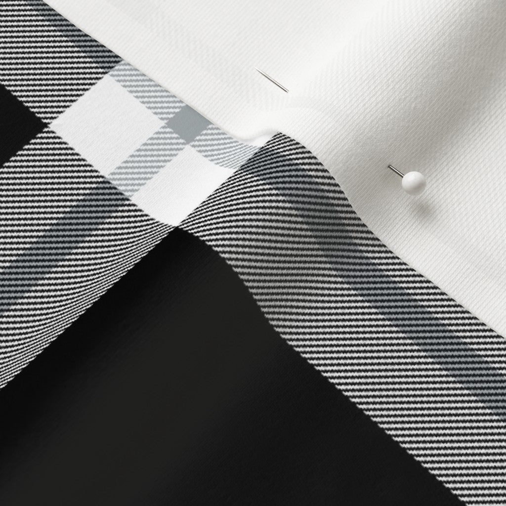 Team Plaid Las Vegas Raiders Football Organic Cotton Knit Printed Fabric by Studio Ten Design