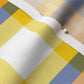 Team Plaid Los Angeles Rams Football Cotton Poplin Printed Fabric by Studio Ten Design