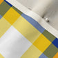 Team Plaid Los Angeles Rams Football Celosia Velvet Printed Fabric by Studio Ten Design