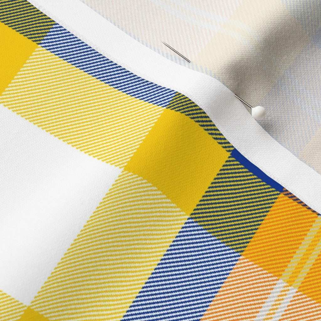 Team Plaid Los Angeles Rams Football Longleaf Sateen Grand Printed Fabric by Studio Ten Design