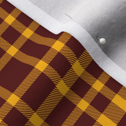 Team Plaid Washington Commanders Football Polartec® Fleece Printed Fabric by Studio Ten Design