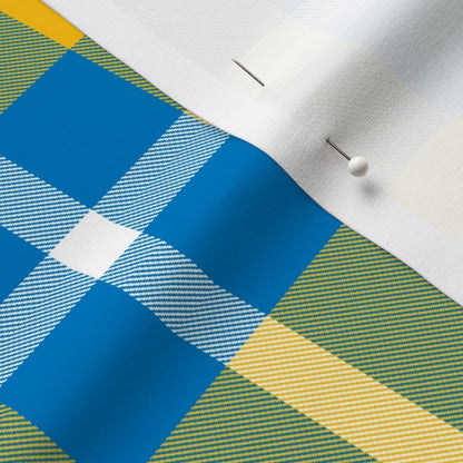 Team Plaid Los Angeles Chargers Football Sport Lycra Printed Fabric by Studio Ten Design