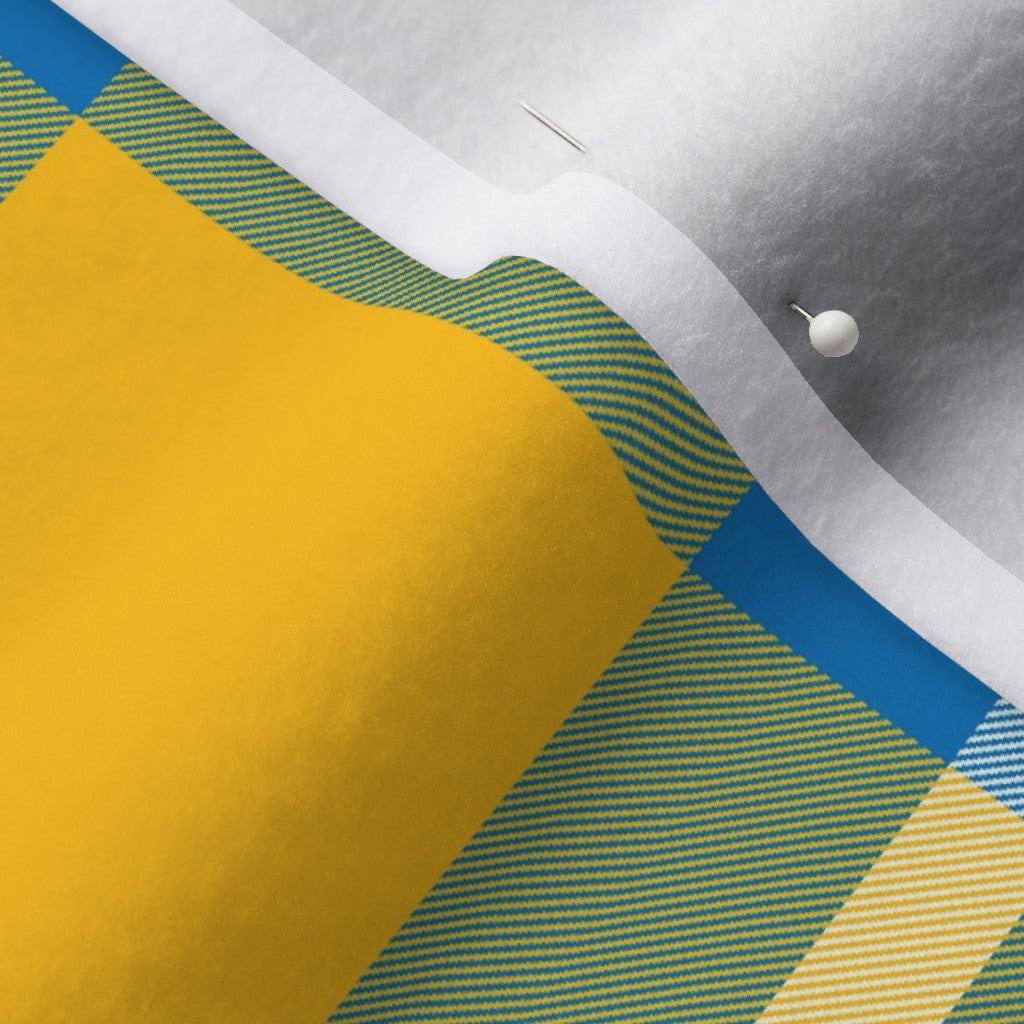 Team Plaid Los Angeles Chargers Football Polartec® Fleece Printed Fabric by Studio Ten Design