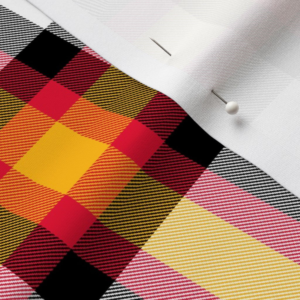 Team Plaid Kansas City Chiefs Football Sport Lycra Printed Fabric by Studio Ten Design