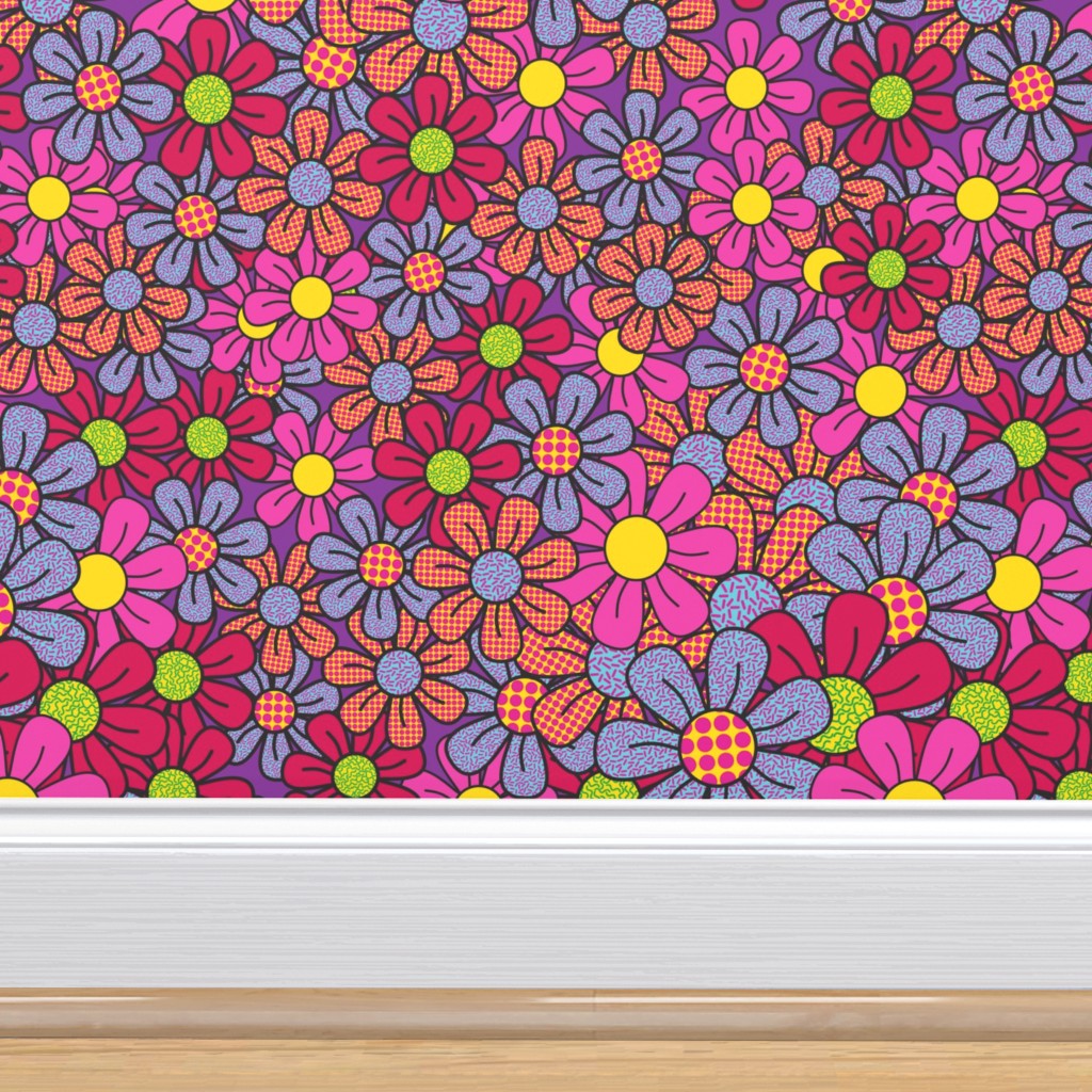 Flower Pop No. 3 Wallpaper