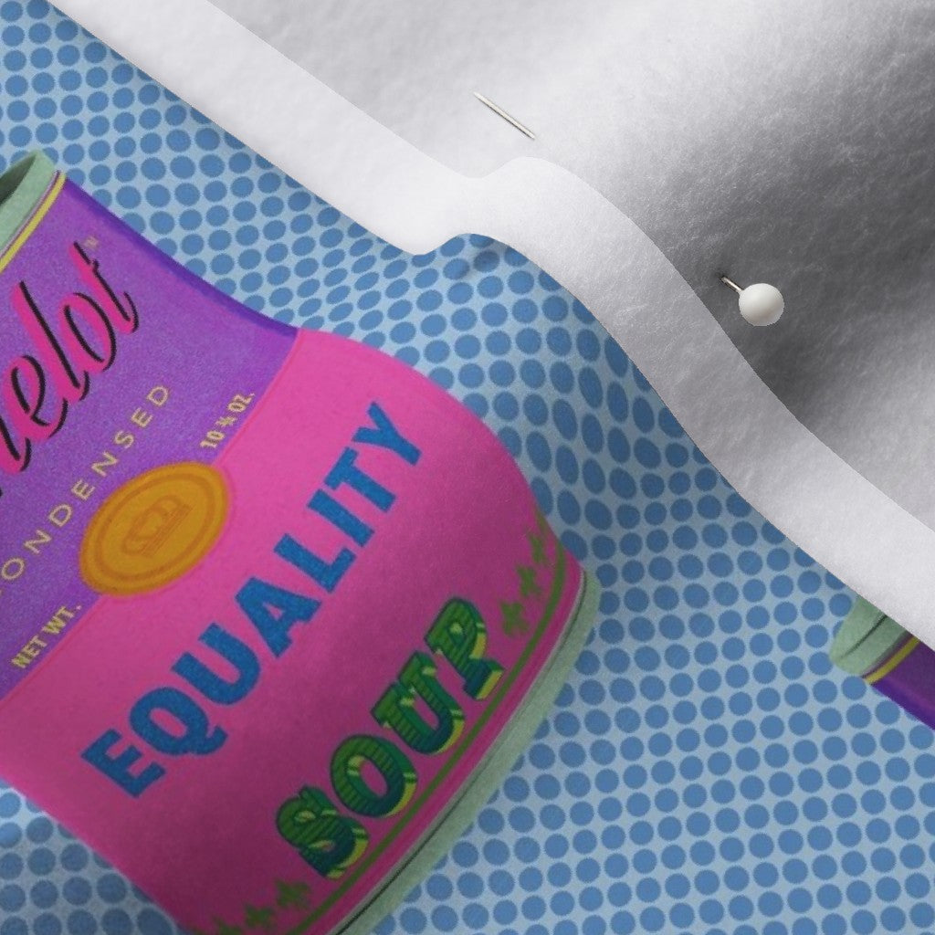 Equality Soup Cans Polartec® Fleece Printed Fabric by Studio Ten Design