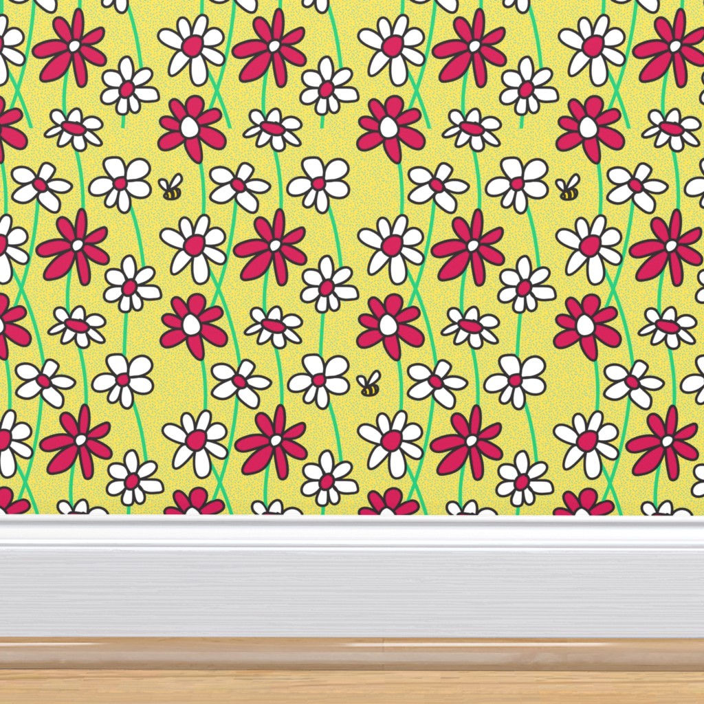 Flower Pop! Daisies Wallpaper