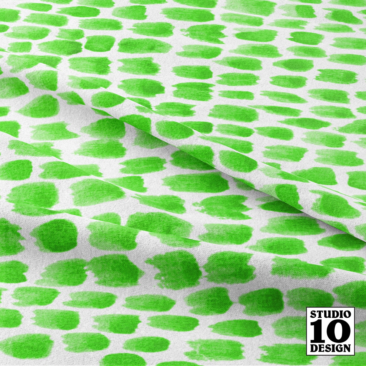 Alma Green Printed Fabric by Studio Ten Design
