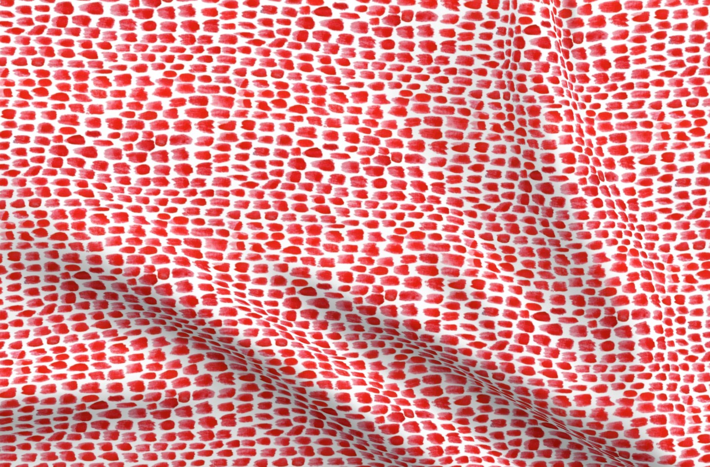 Alma Red Printed Fabric by Studio Ten Design