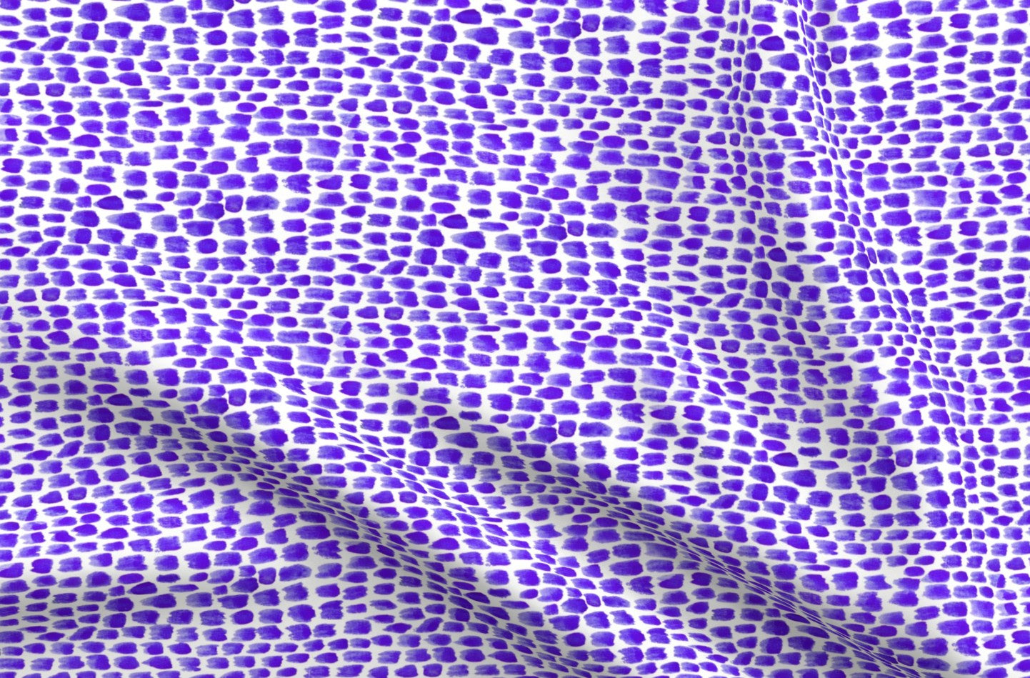 Alma Violet Printed Fabric by Studio Ten Design