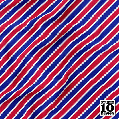 Americana Stripes Printed Fabric by Studio Ten Design