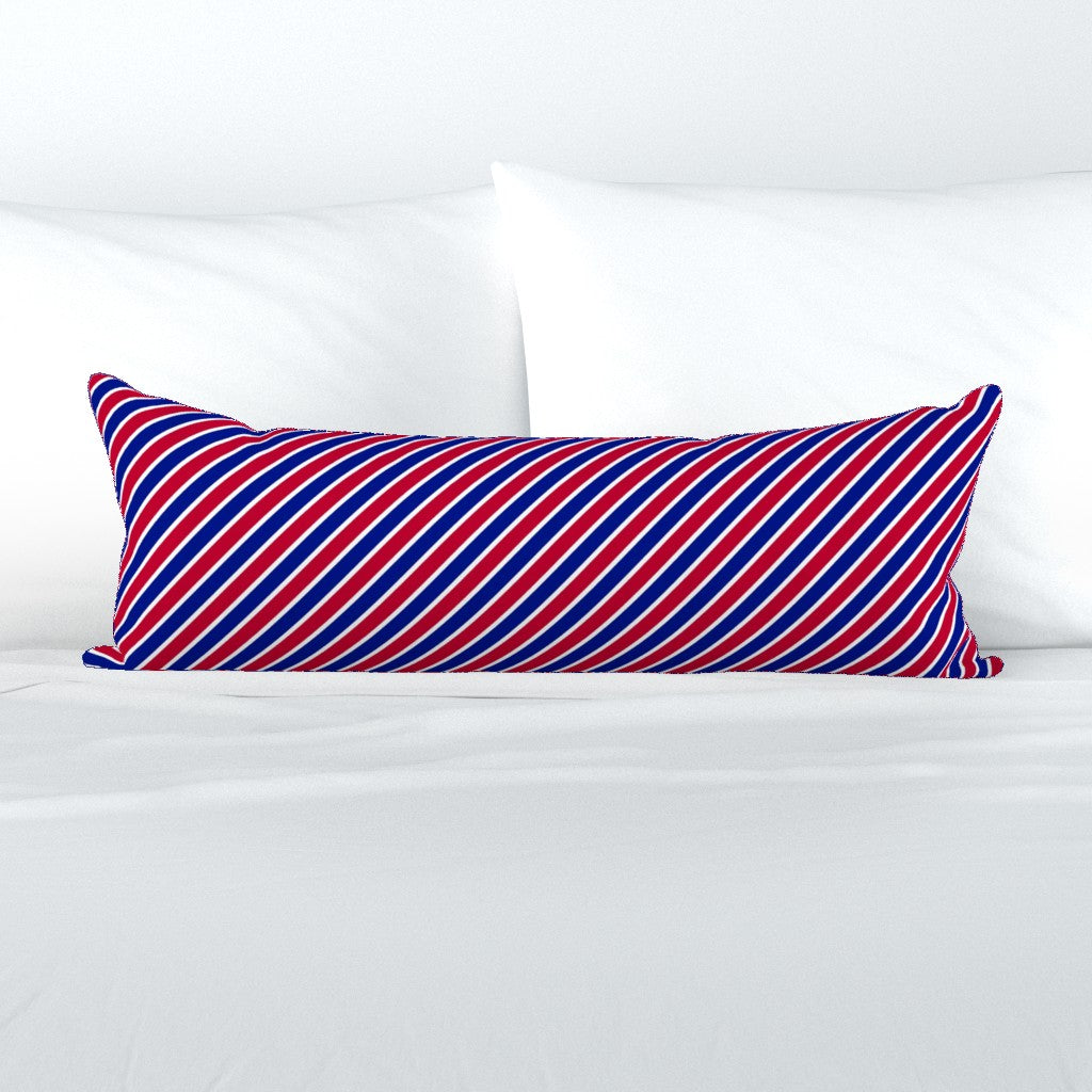 Red, White & Blue: Extra-long Lumbar Pillow