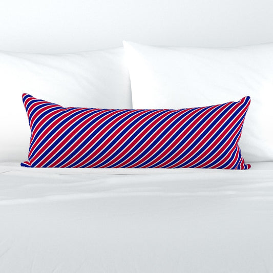 Red, White & Blue: Extra-long Lumbar Pillow