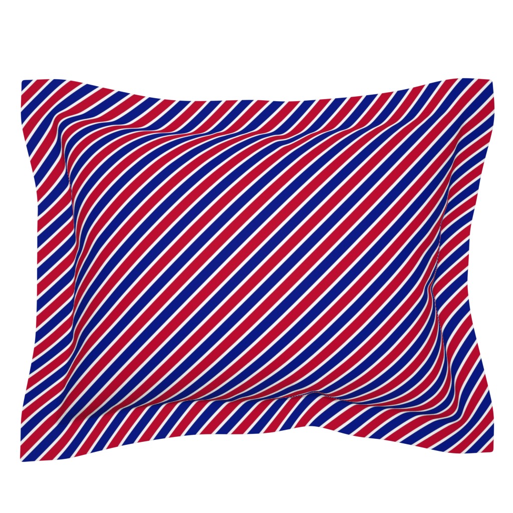 Americana Red, White & Blue: Standard Pillow Sham
