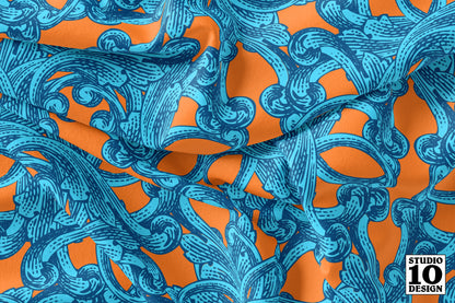 Baroque: Dandy Printed Fabric by Studio Ten Design