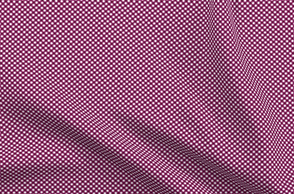 Gingham Style Berry Small Bias Printed Fabric by Studio Ten Design