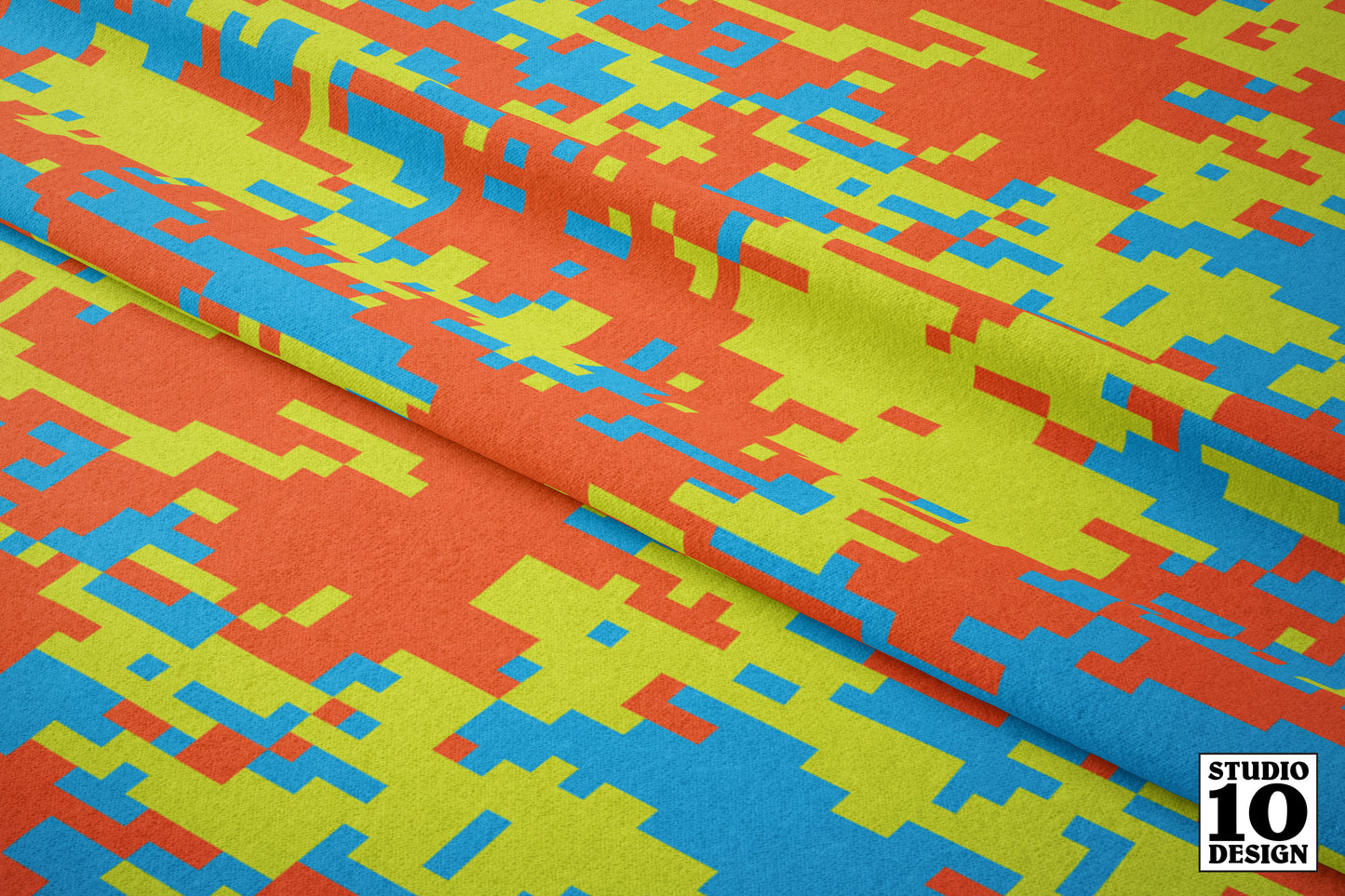 Camouflage 1 Printed Fabric by Studio Ten Design