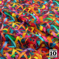 Celebration Streamers Printed Fabric