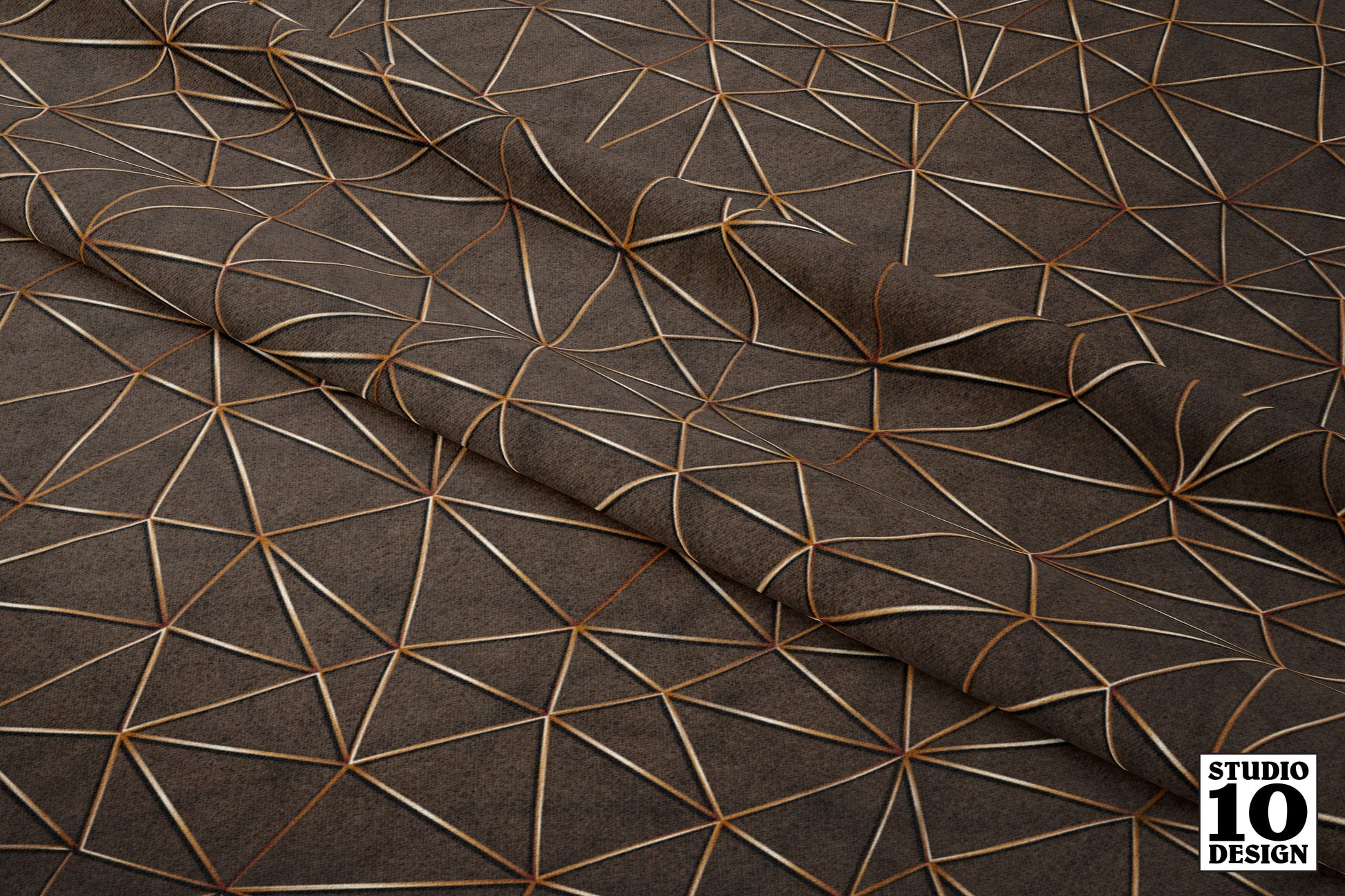 Constellation: Leather Printed Fabric by Studio Ten Design
