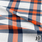 Team Plaid Denver Broncos Football Printed Fabric by Studio Ten Design