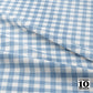 Gingham Style Fog Small Straight Printed Fabric by Studio Ten Design