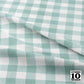 Gingham Style Sea Glass Large Straight Printed Fabric by Studio Ten Design