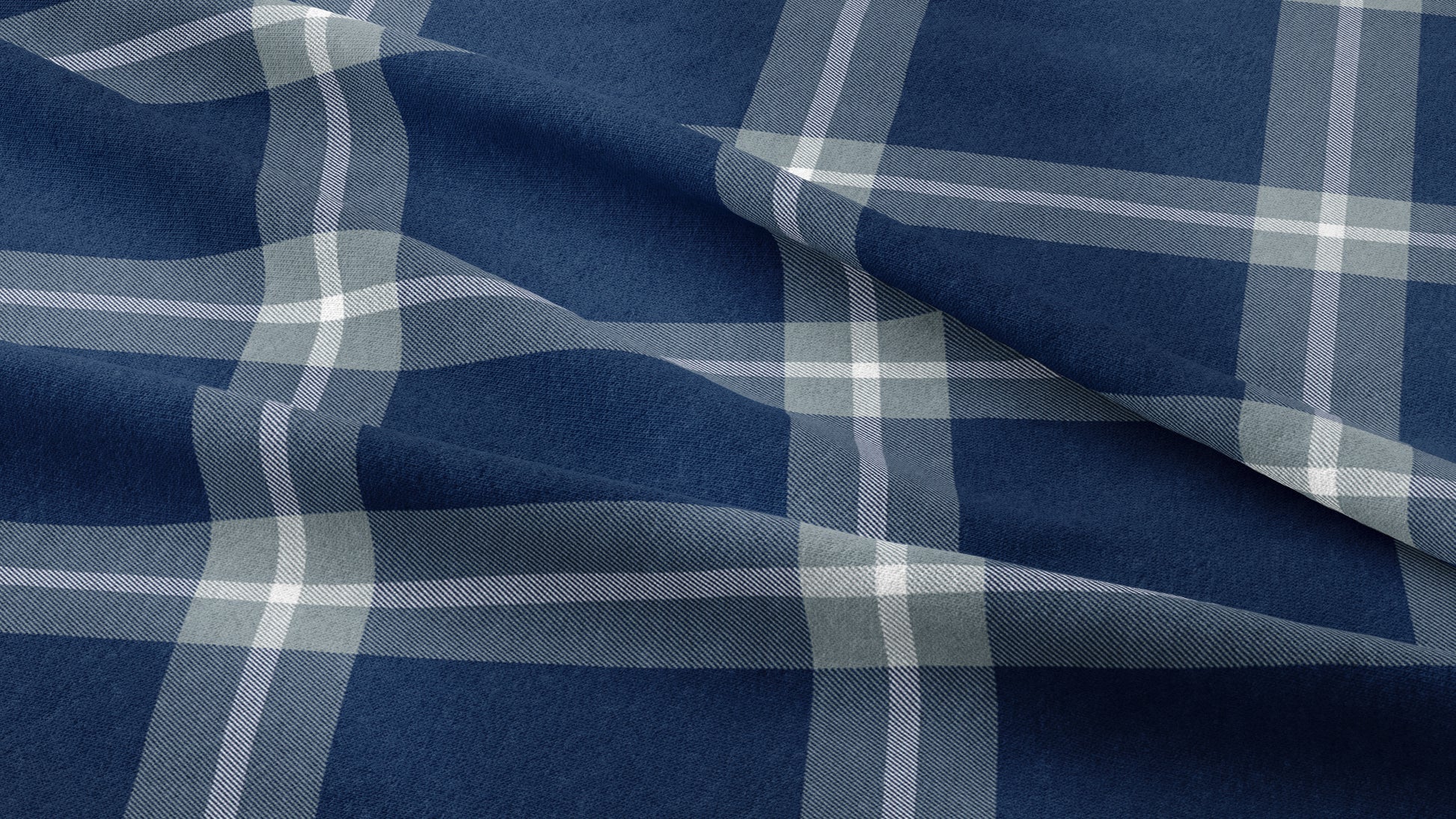 Team Plaid Dallas Cowboys Football Printed Fabric by Studio Ten Design