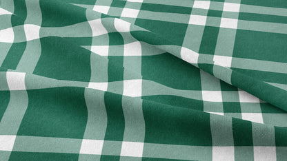Team Plaid New York Jets Football Printed Fabric by Studio Ten Design