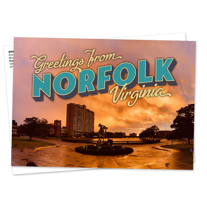 Greetings from Norfolk, VA Postcard